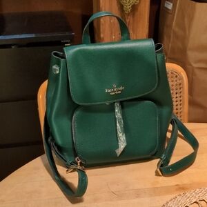 NWT Kate Spade Emerald Green Mini Backpack